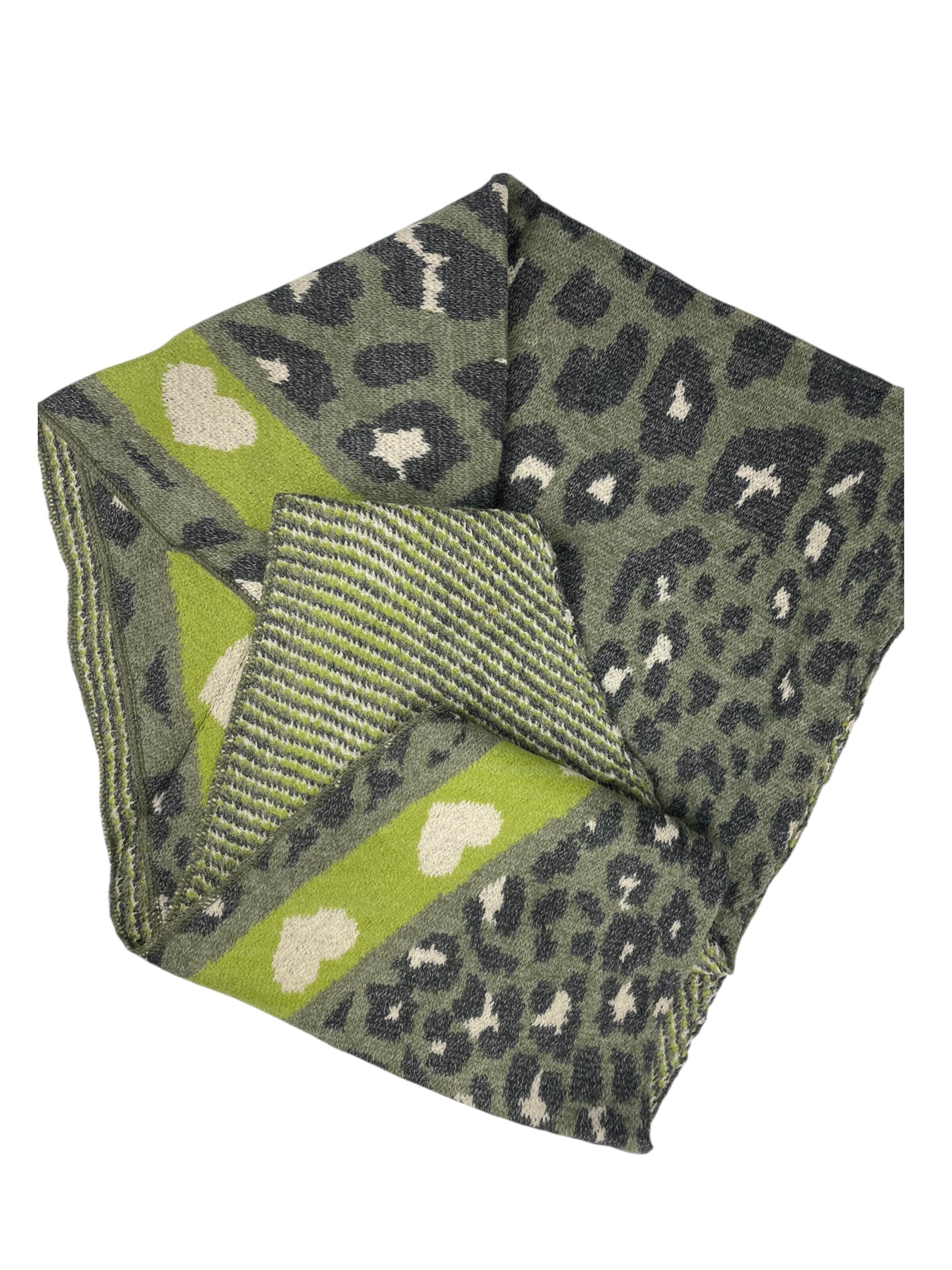 Kumixi Scarf 'Leo Herz' i grön