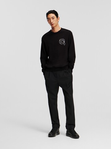 Karl Lagerfeld Sweatshirt 'Ikonik' in Schwarz