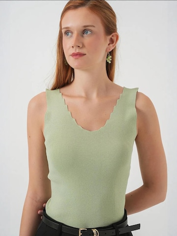 Bigdart - Top de malha em verde