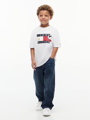 TOMMY HILFIGER Μπλουζάκι 'PEANUTS' σε λευκό