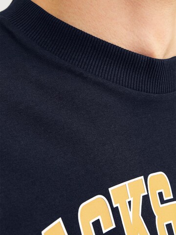 JACK & JONES Shirt 'Caleb Varsity' in Blau