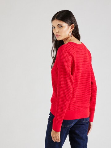 TOMMY HILFIGER Pullover in Rot