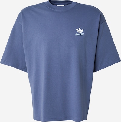 XS dydžio Marškinėliai 'POSTCARD' iš ADIDAS ORIGINALS, spalva – mėlyna / balta, Prekių apžvalga