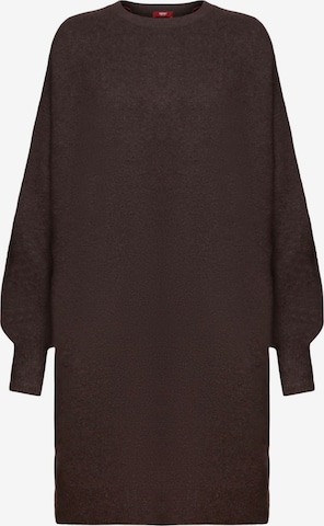 ESPRIT Knitted dress in Brown: front