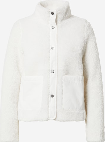 Veste en polaire 'Netley' Barbour en blanc : devant