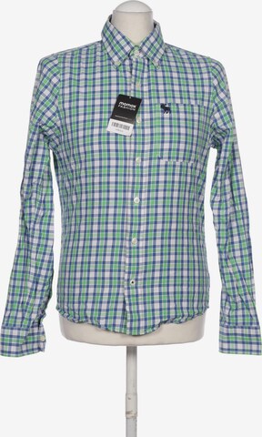 Abercrombie & Fitch Button Up Shirt in S in Green: front