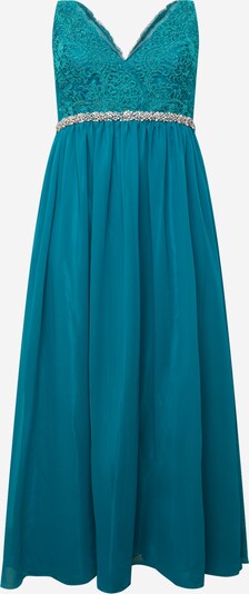 My Mascara Curves Evening dress 'LACE SHOULDER' in Turquoise, Item view