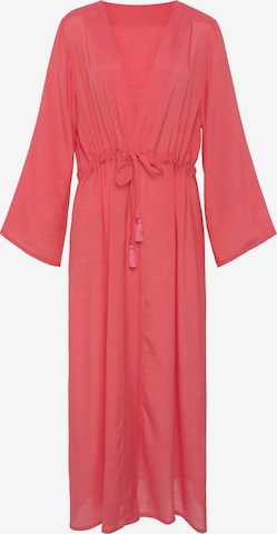 LASCANA Beach Dress in Red: front