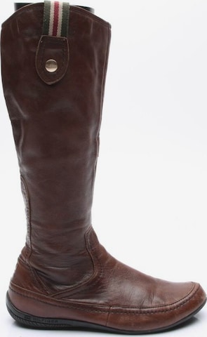 TOMMY HILFIGER Dress Boots in 37 in Brown: front
