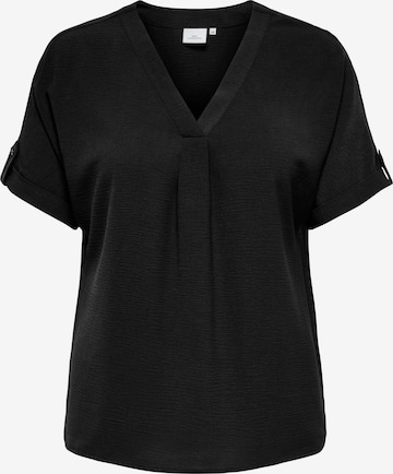 ONLY Carmakoma - Blusa 'CARMetta ' en negro: frente