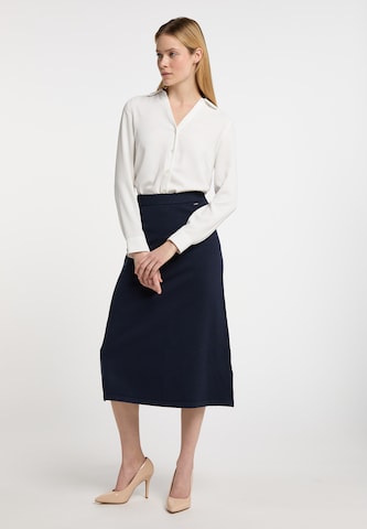 DreiMaster Klassik Skirt 'Wais' in Blue