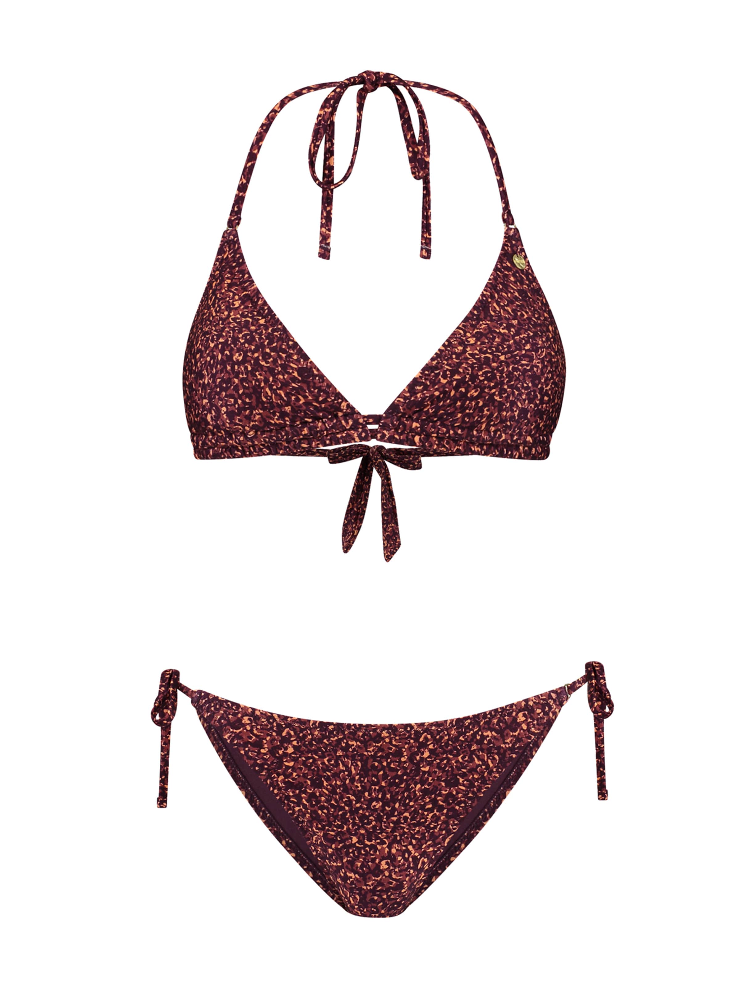 Shiwi Triangle Bikini 'Liz' in Brown: front