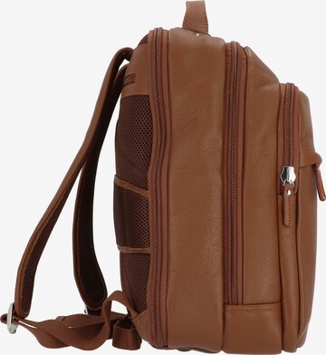 Jump Backpack 'Uppsala Cuir' in Brown