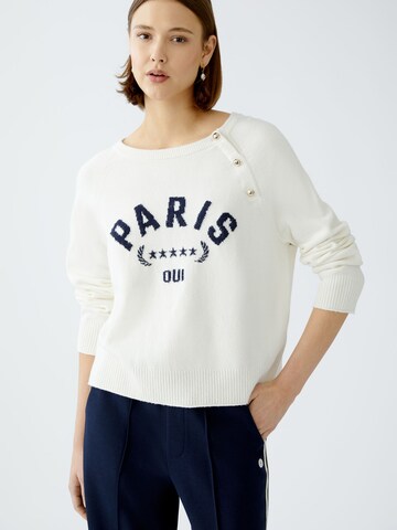 OUI Sweater in White: front