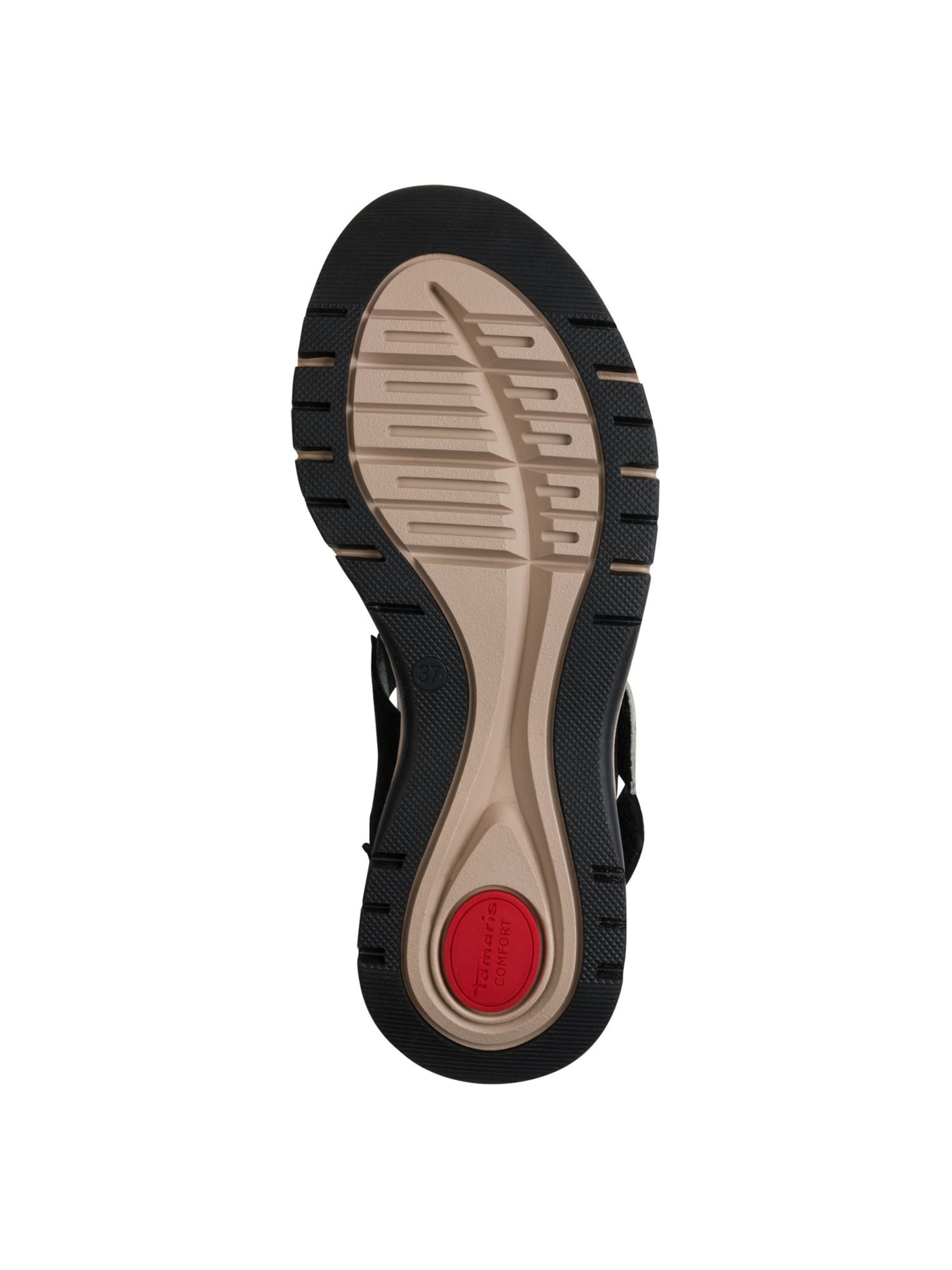 Sandales Tamaris en noir