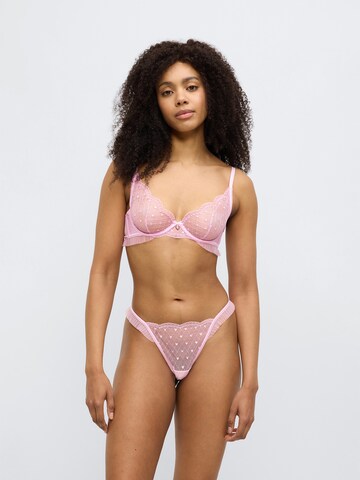 Hunkemöller Triangle Bra 'Cordelie' in Pink