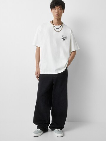 Pull&Bear T-Shirt in Weiß