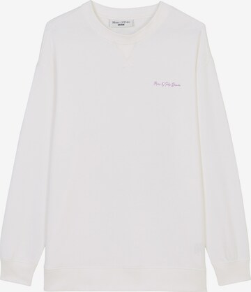 Sweat-shirt Marc O'Polo DENIM en blanc : devant