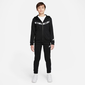 Nike Sportswear Zip-Up Hoodie 'Repeat' in Black