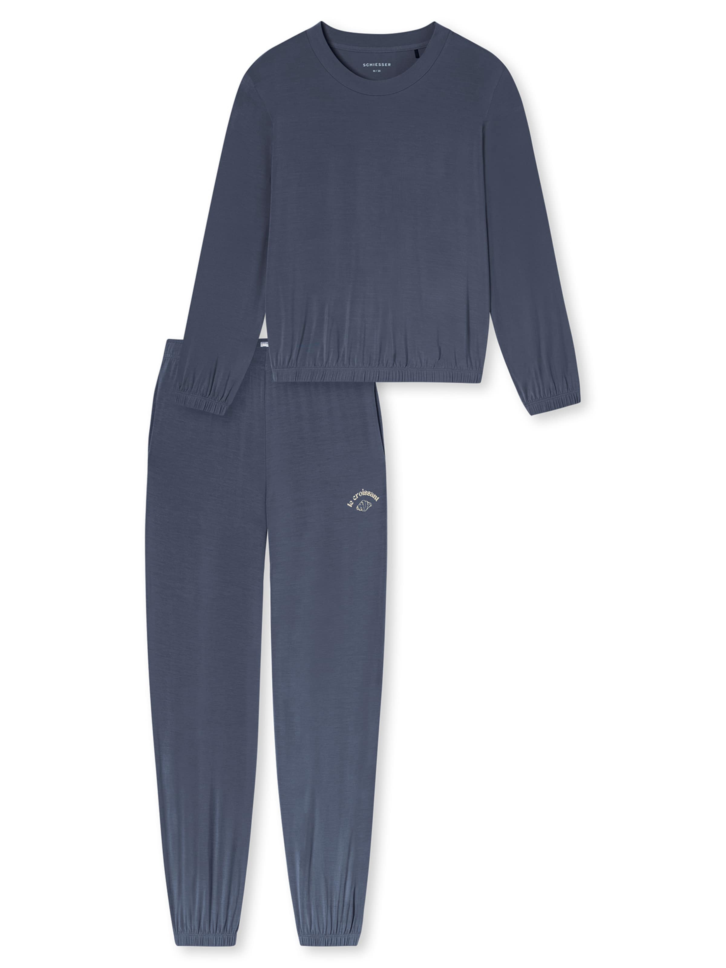 Pyjama ' Casual Fashion ' SCHIESSER en bleu : devant
