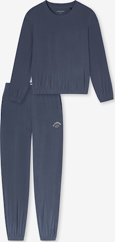 Pyjama ' Casual Fashion ' SCHIESSER en bleu : devant