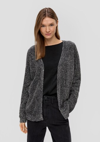 s.Oliver Knit Cardigan in Grey: front