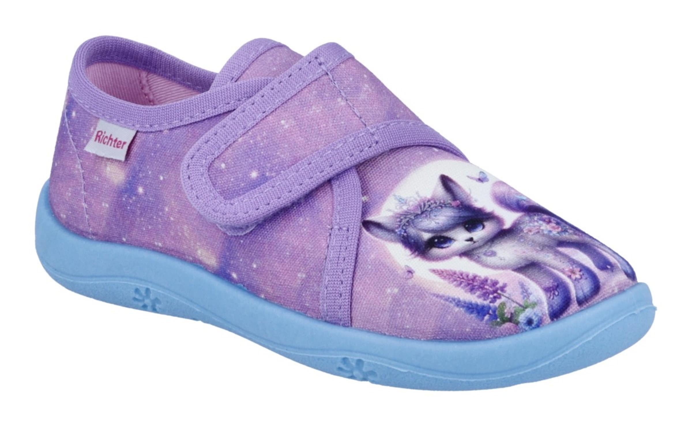 Richter Schuhe Slippers in Purple: front