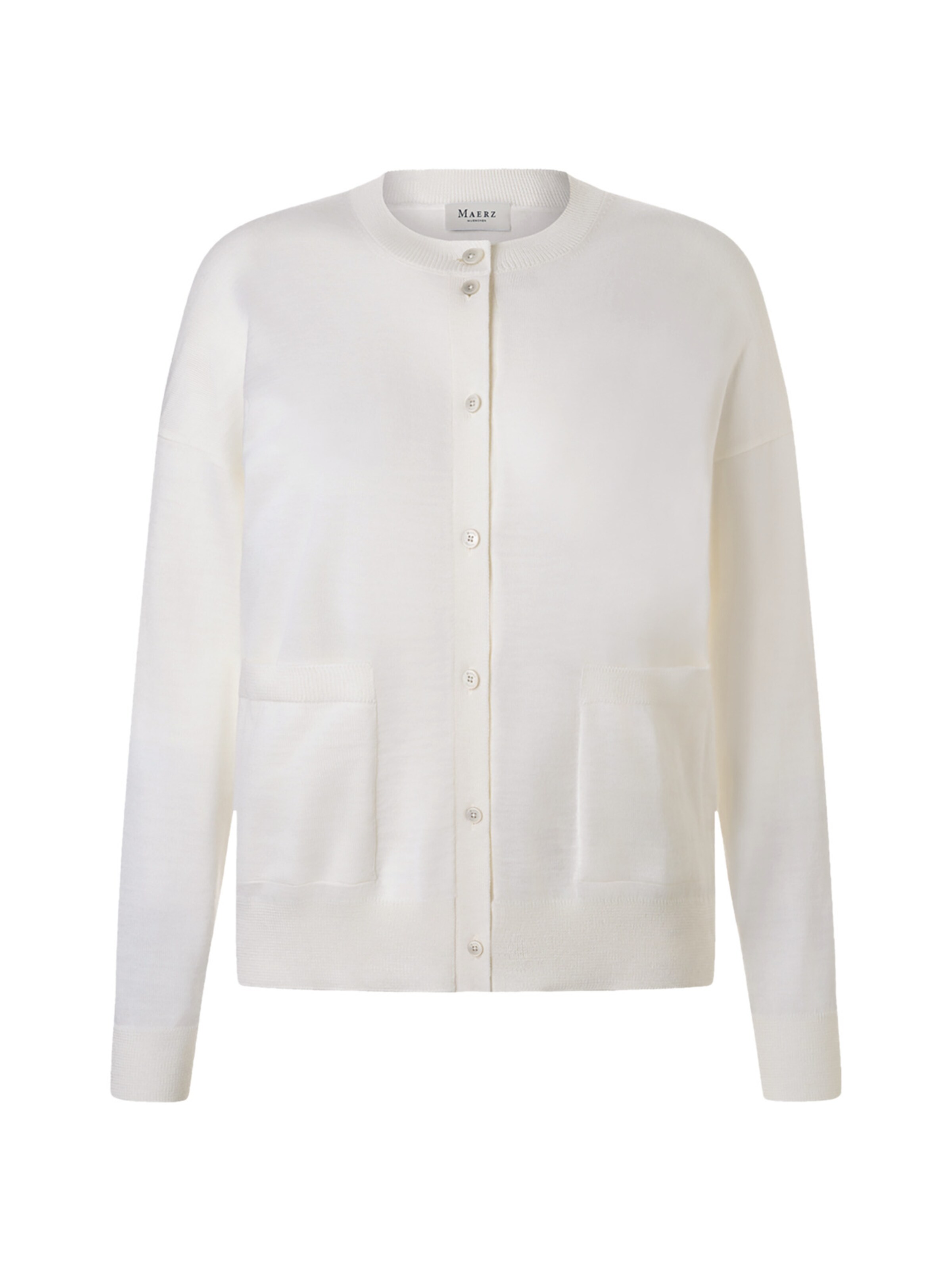 Cardigan MAERZ Muenchen en blanc : devant