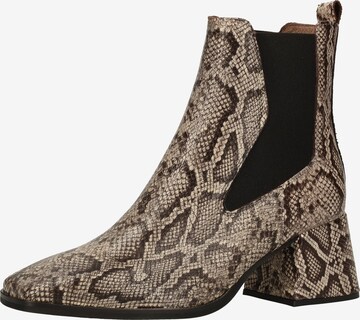 Wonders Chelsea boots in Bruin: voorkant