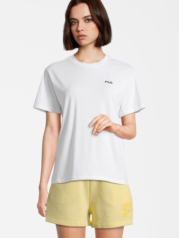 FILA - Camisa funcionais 'BIENDORF' em branco: frente