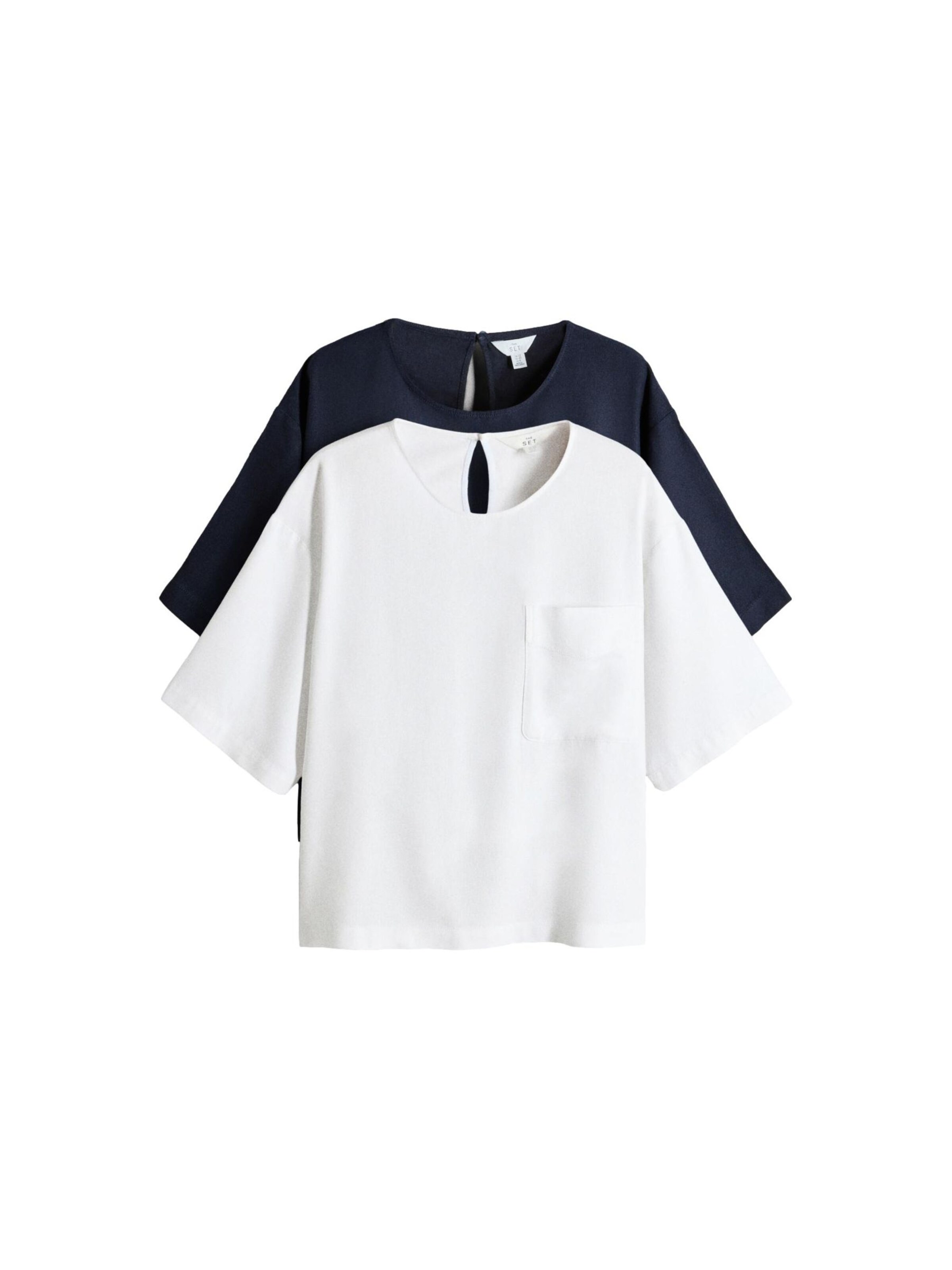 The SetŠiroka majica - plava boja: prednji dio