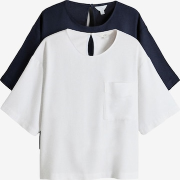 The SetŠiroka majica - plava boja: prednji dio