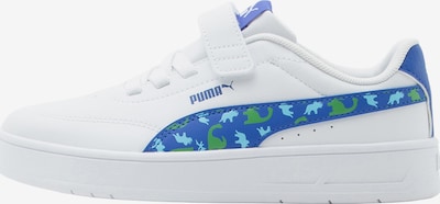 PUMA Tennarit 'Court Classic Clean Dino A' värissä sininen / vihreä / valkoinen, Tuotenäkymä
