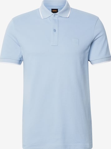 mėlyna BOSS Marškinėliai 'Passertip': priekis