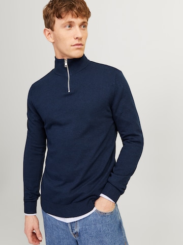Pull-over 'JWHEMIL' JACK & JONES en bleu