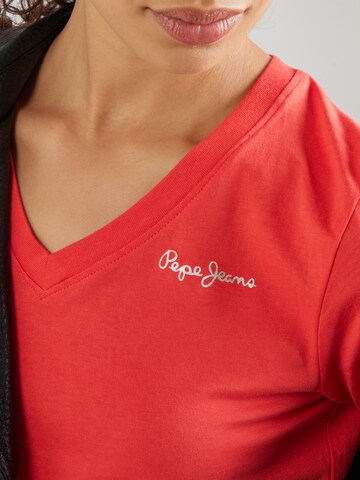 Pepe Jeans T-Shirt 'TOM' in Rot