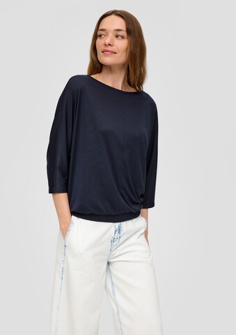 s.Oliver Shirt in Blauw: voorkant