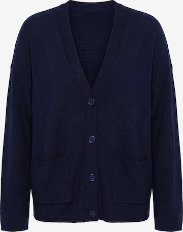 MIAMODA Strickjacke in Blau: Vorderseite