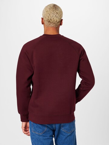 Carhartt WIP Sweatshirt 'Chase' i rød