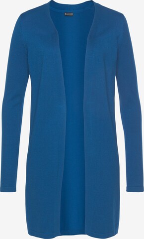 LAURA SCOTT Knit Cardigan in Blue: front