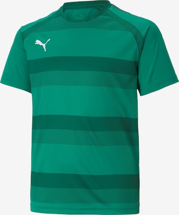 Maglia funzionale 'TeamVision' di PUMA in verde: frontale