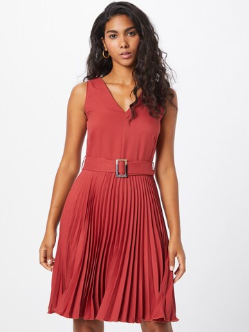 Closet London Dress in Brown: front