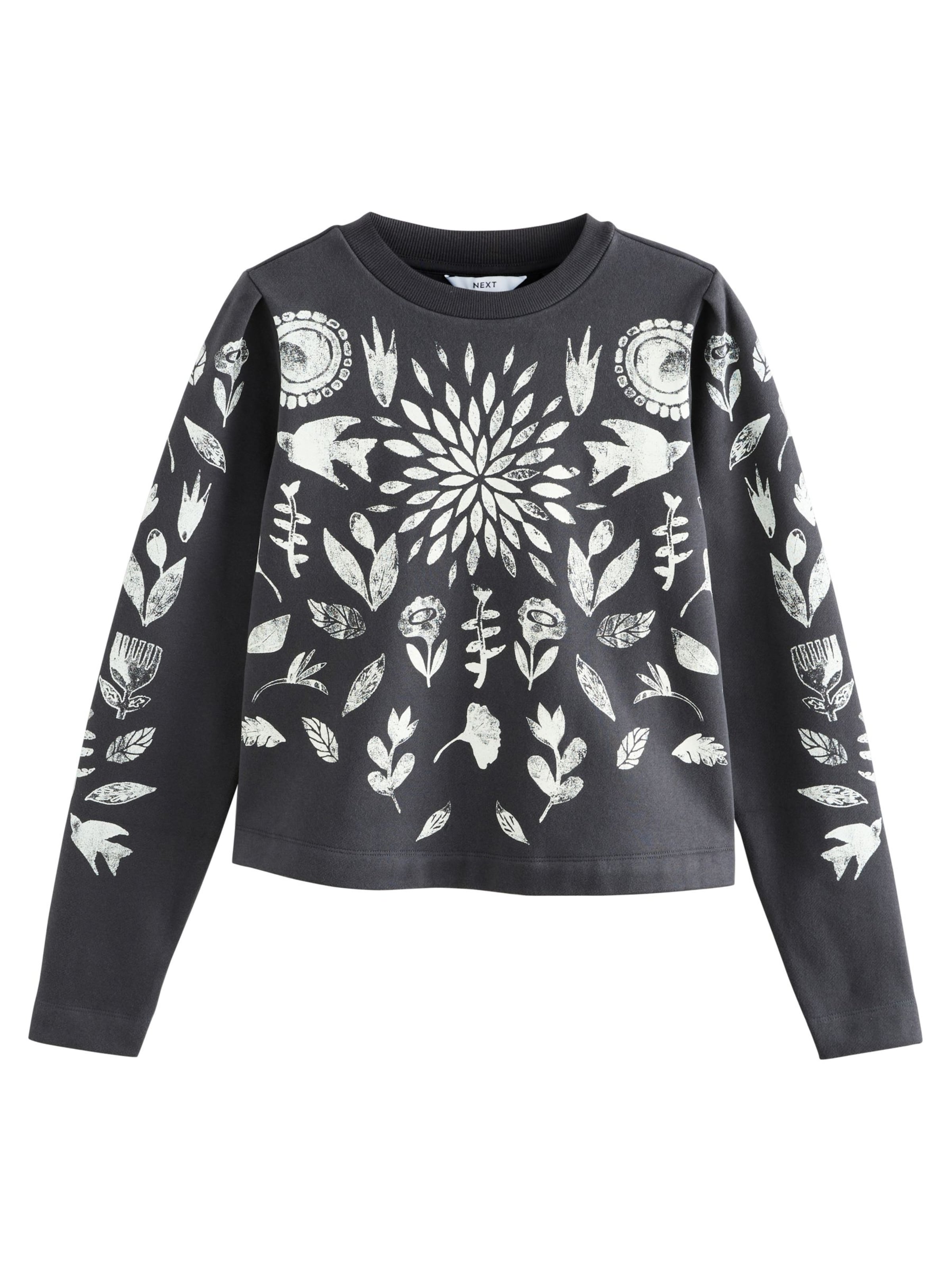 Next Sportisks džemperis, krāsa - melns / balts, Preces skats