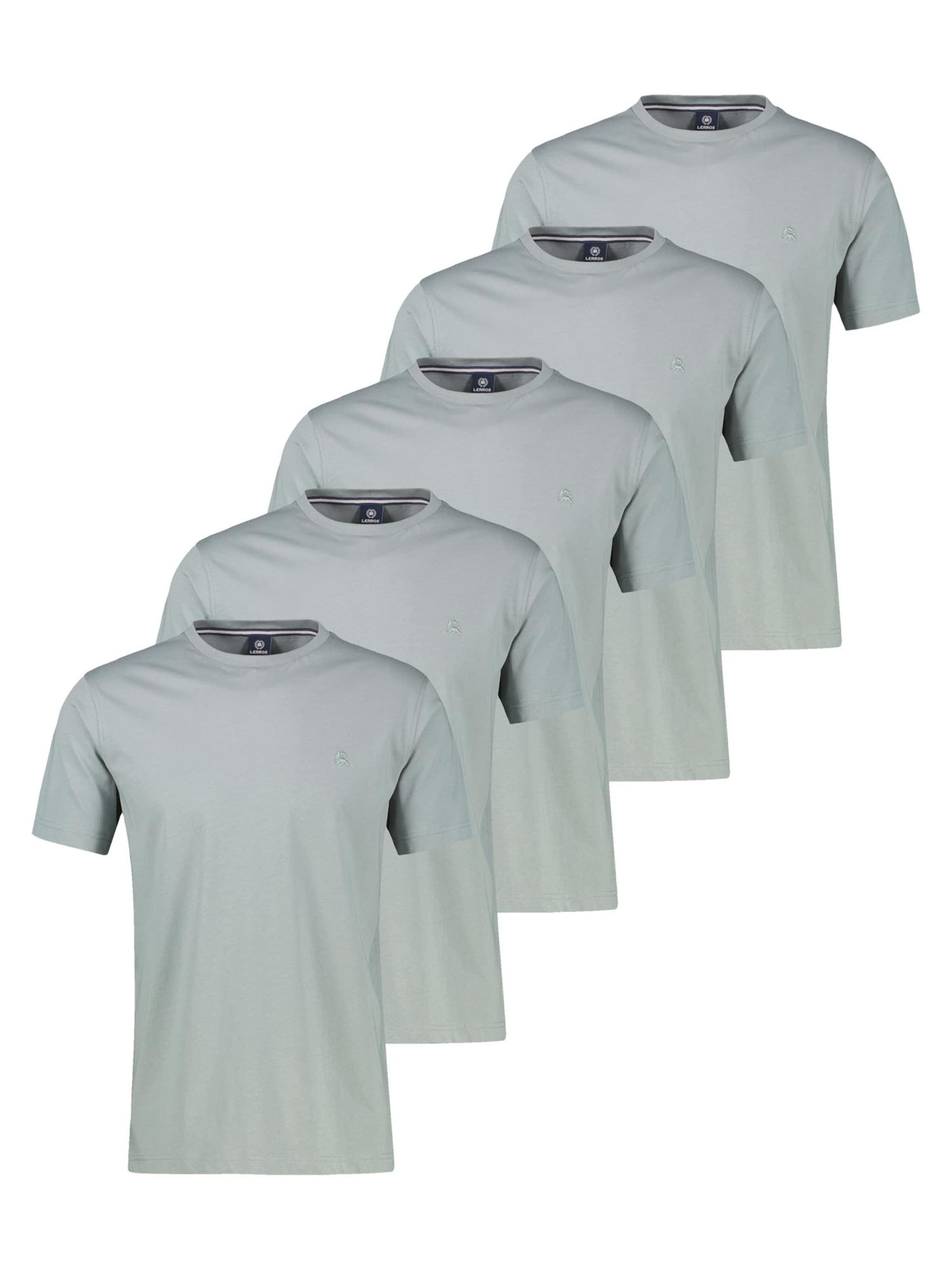 LERROS Shirt 'Basic'‌‌‌‌‌‌ in Grau: Vorderseite