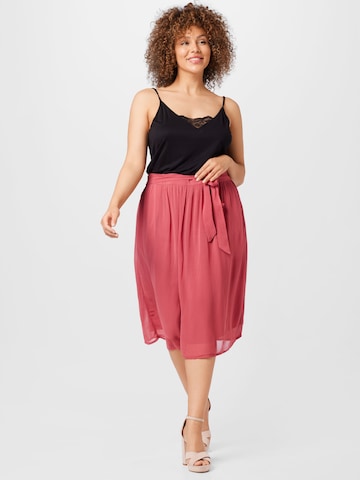 ABOUT YOU Curvy Skirt 'Taria' in Red
