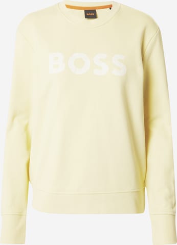 BOSS Orange Sweatshirt 'Ela 6' i gul: forside