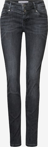 STREET ONE Slimfit Farkut 'Jane' värissä harmaa: etupuoli