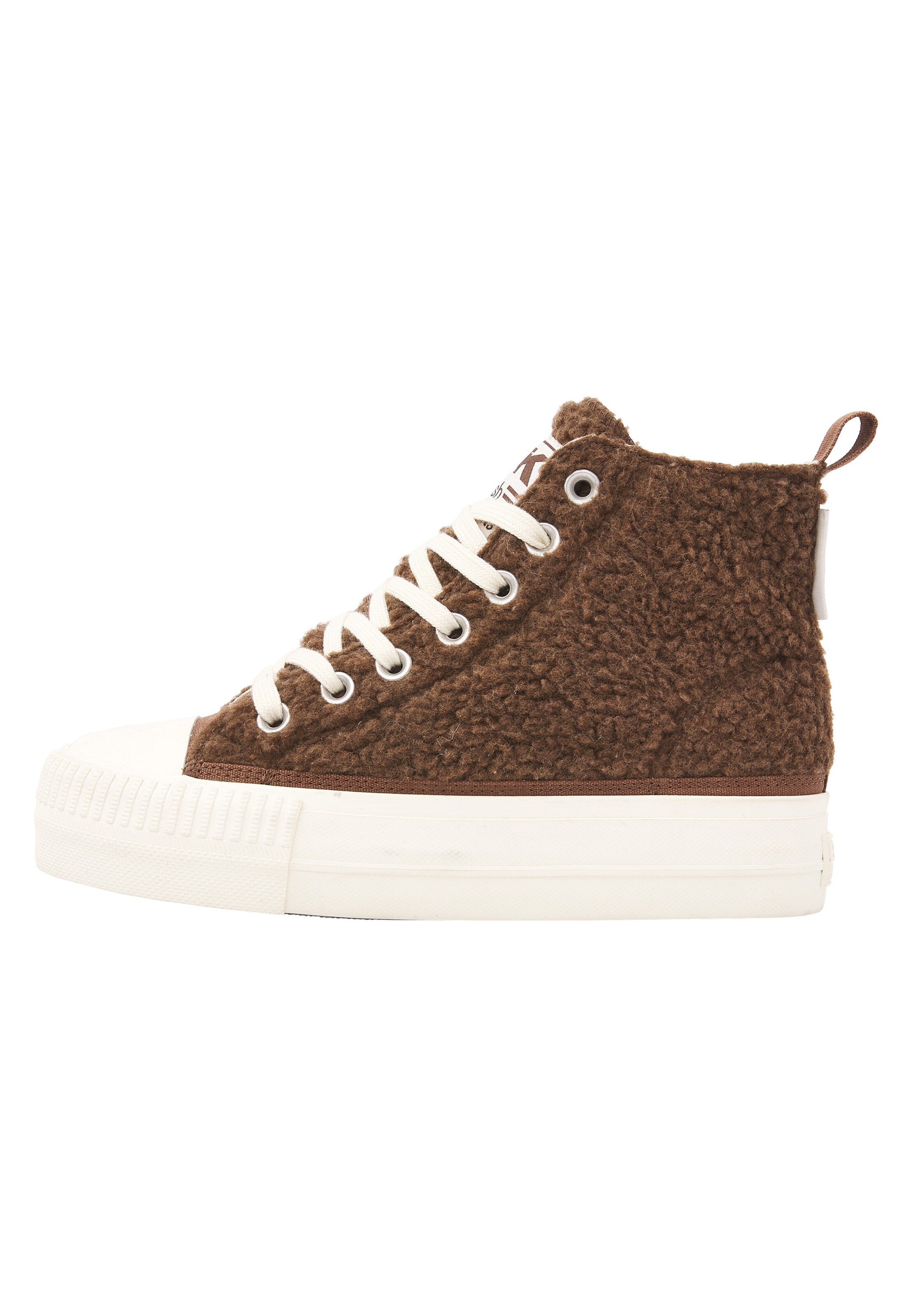 BRITISH KNIGHTS Sneakers hoog 'KAYA MID' in Bruin: voorkant