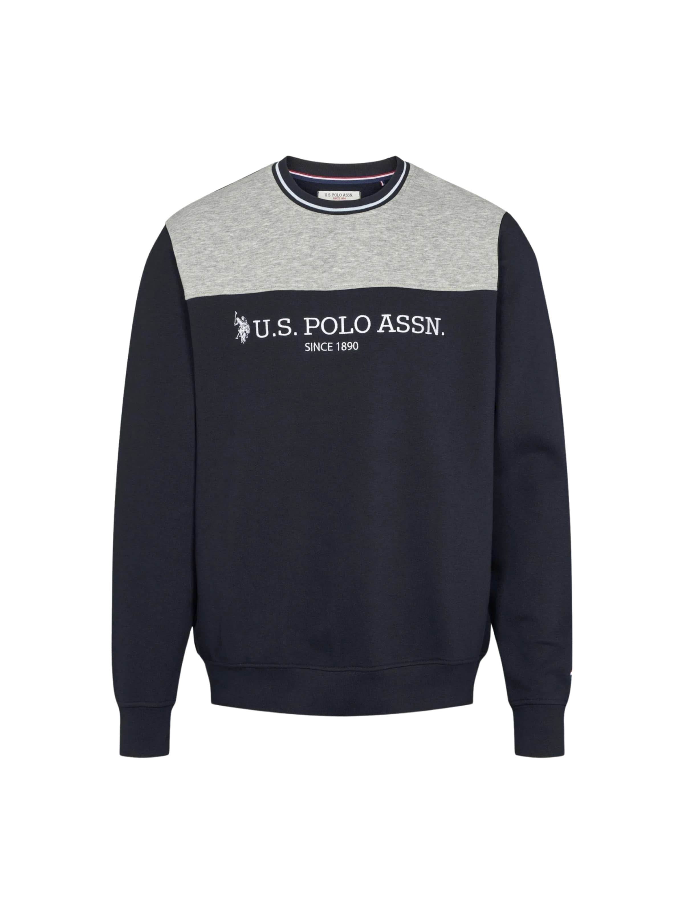 U.S. POLO ASSN. Neulepaita ' Cesar ' värissä harmaa: etupuoli