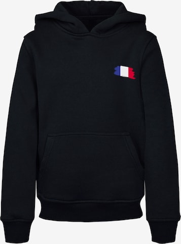 Sweat-shirt 'France Frankreich Flagge Fahne' F4NT4STIC en noir : devant